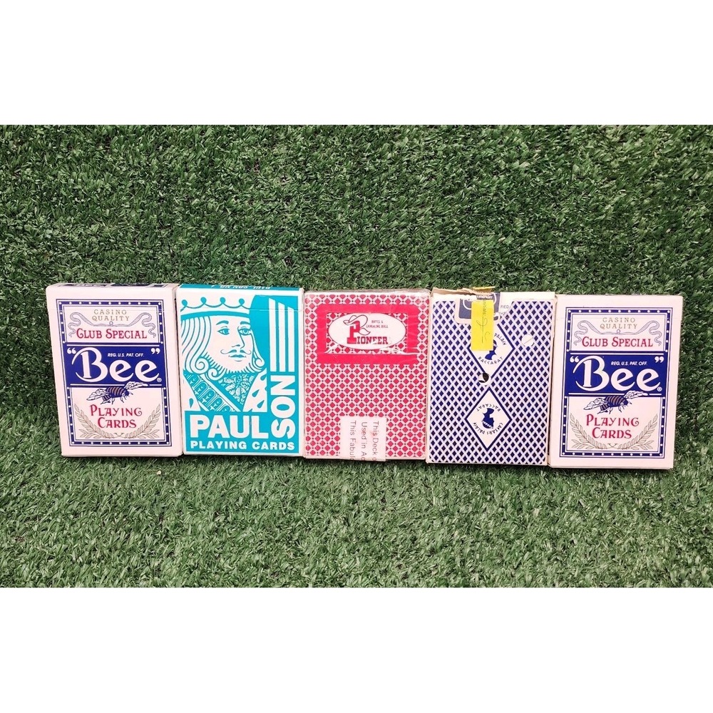 Vintage Nevada Casinos Playing Cards 5 Collectible Decks Authentic Casinos